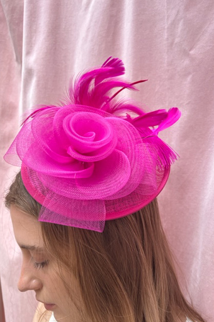 Santa Anita Pink Fascinator RENTAL The Fitzroy