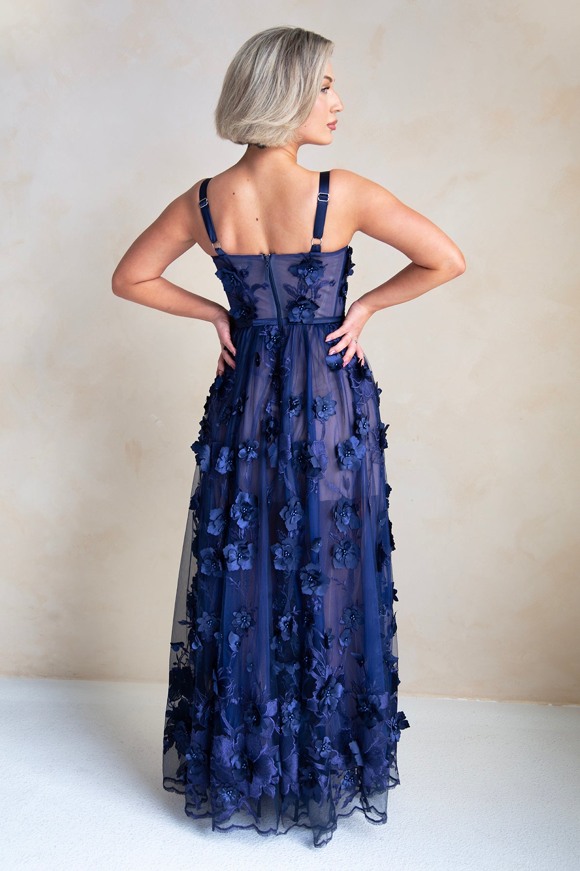 Anastasia Navy Gown by Bronx and Banco - RENTAL