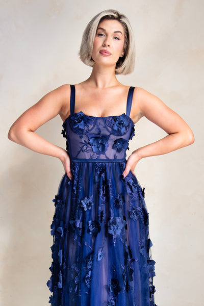 Anastasia Navy Gown by Bronx and Banco - RENTAL