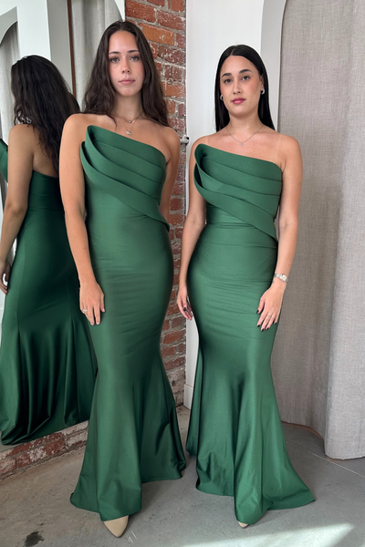 Avani Dress in Forest Green by Nicole Bakti - RENTAL