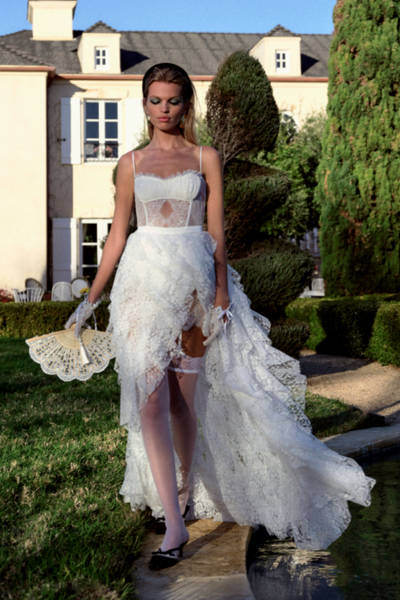 Heaven Lace Gown by For Love and Lemons - RENTAL