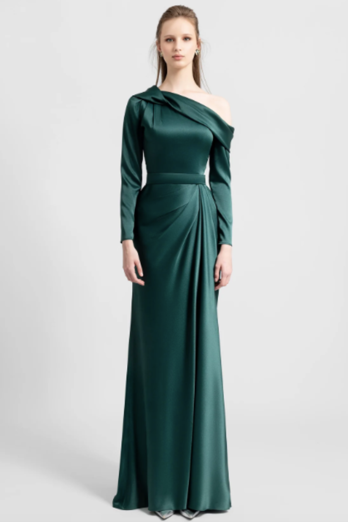 Salazar Draped Gown by Gemy Maalouf - RENTAL – The Fitzroy