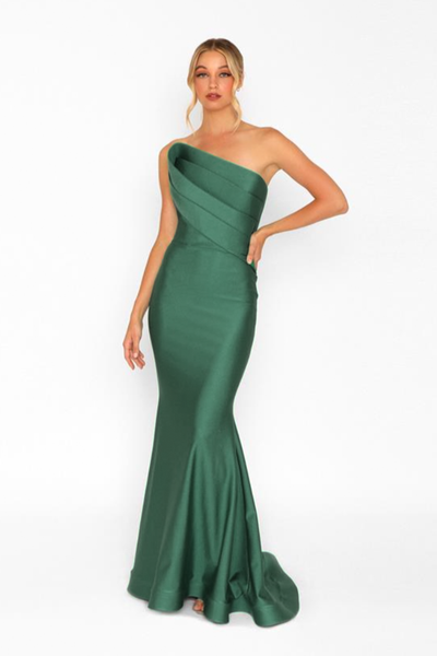 Avani Dress in Forest Green by Nicole Bakti - RENTAL