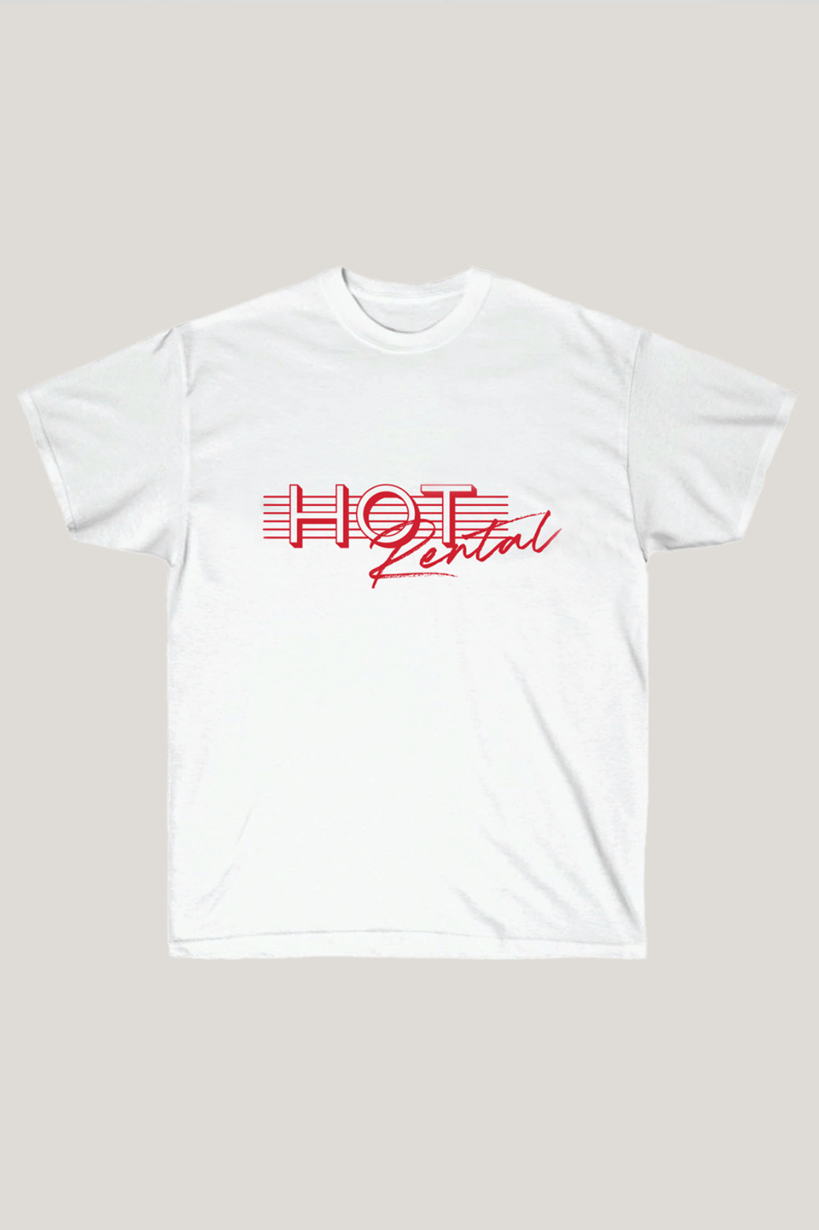 Limited Edition Hot Rental T-Shirt in White