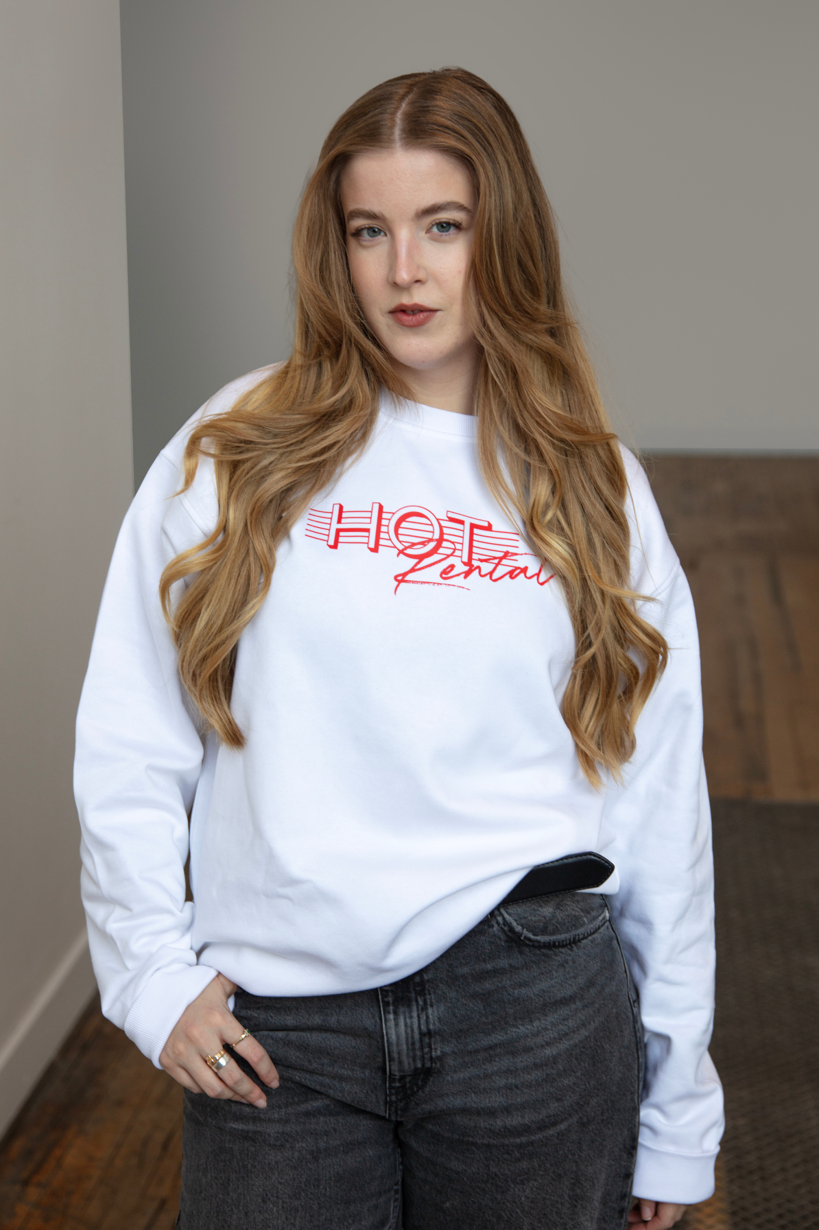 Limited Edition Hot Rental Sweatshirt in White