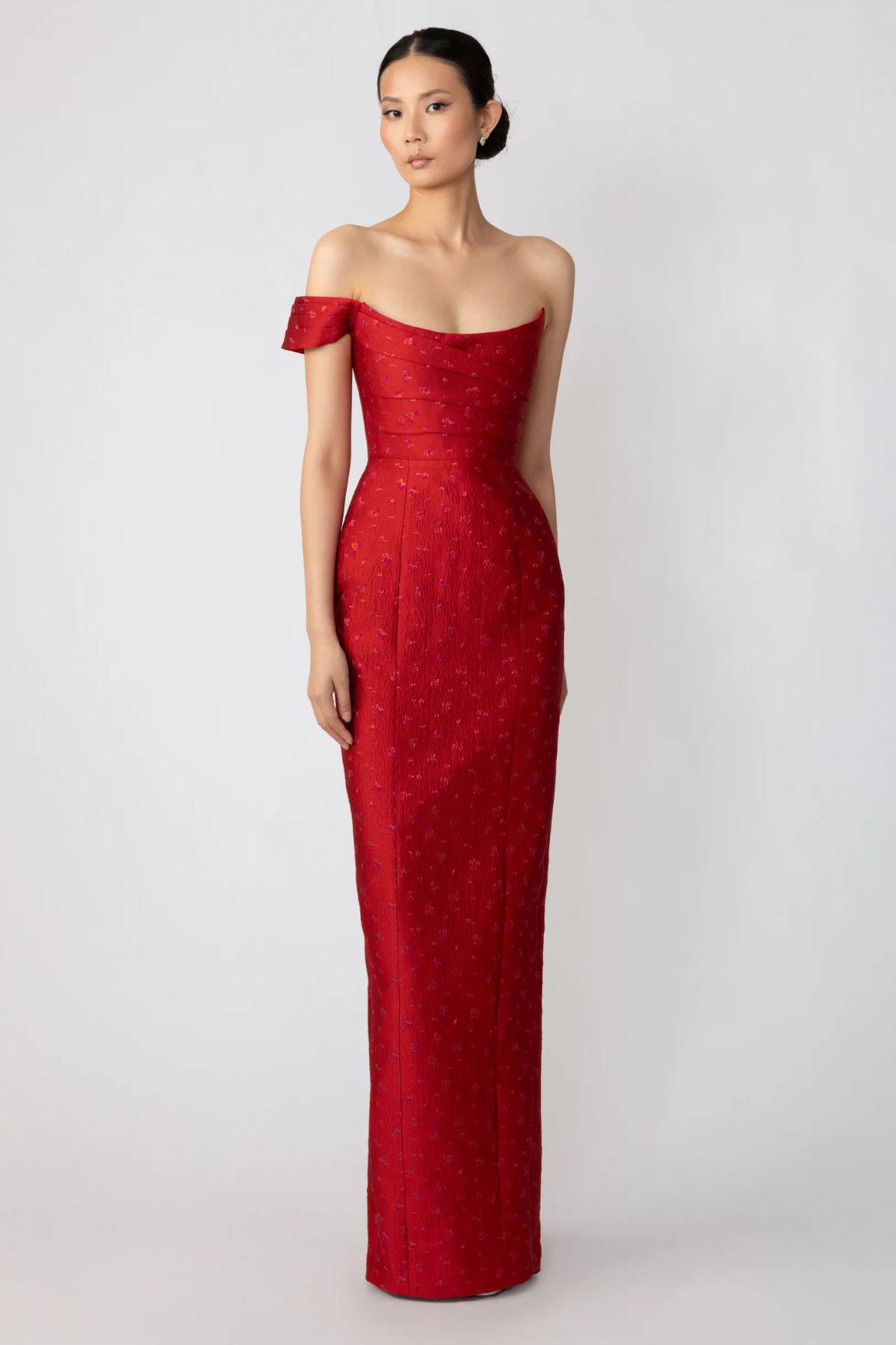 Jackson Jacquard Gown by Sau Lee - RENTAL