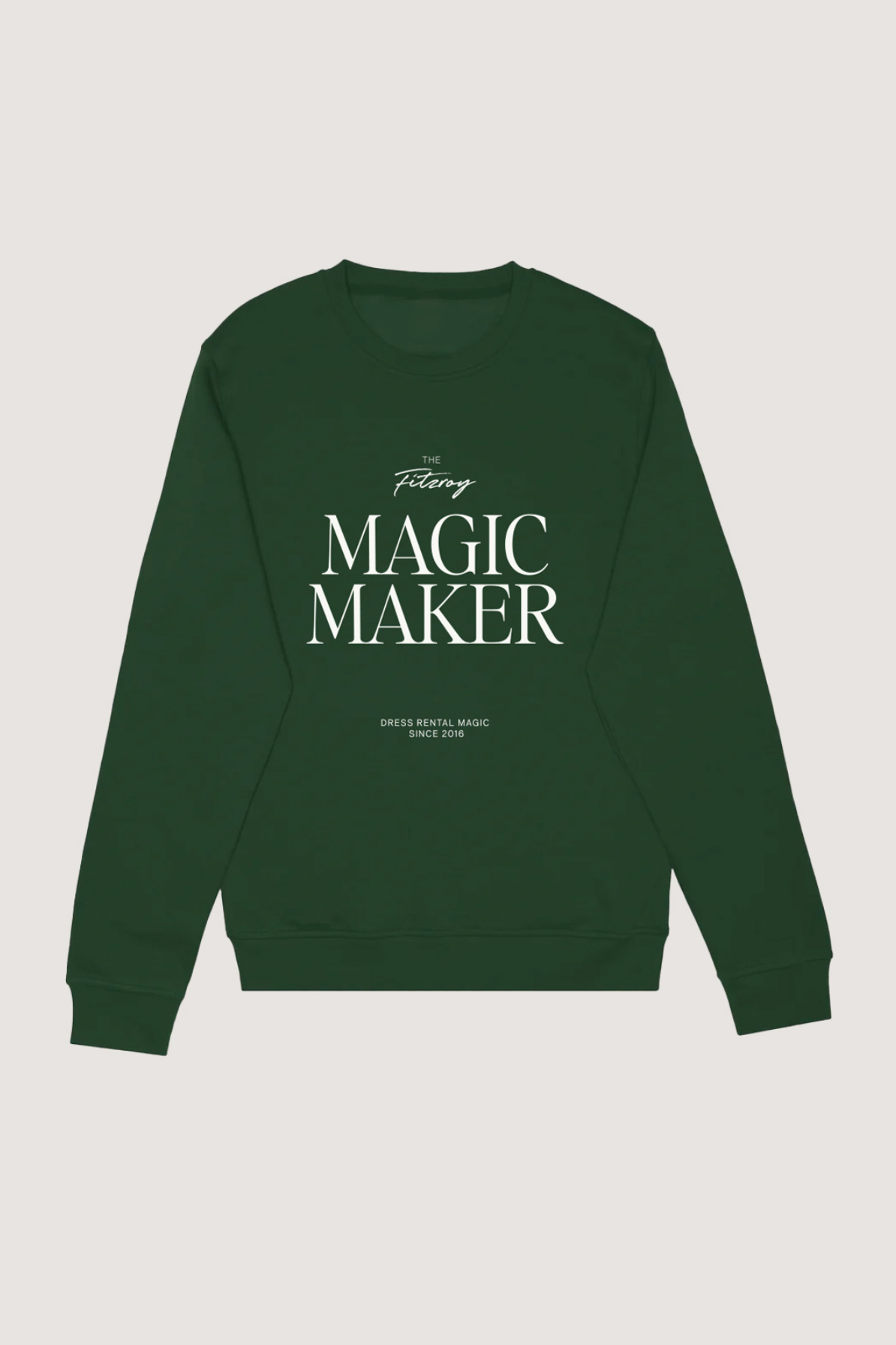 Limited Edition Magic Maker Sweatshirt in Forest Green