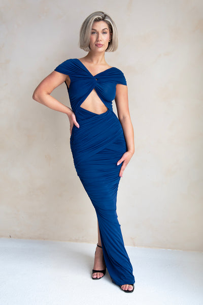 Nasha Gown in Blue by Ronny Kobo - RENTAL