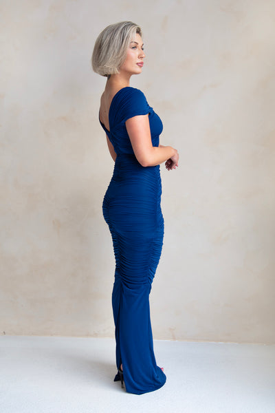 Nasha Gown in Blue by Ronny Kobo - RENTAL