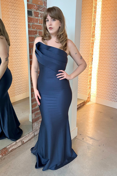 Avani Dress in Navy by Nicole Bakti - RENTAL