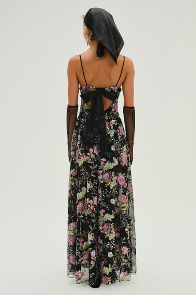 Night Fairy Embroidered  Maxi Dress by For Love and Lemons - RENTAL