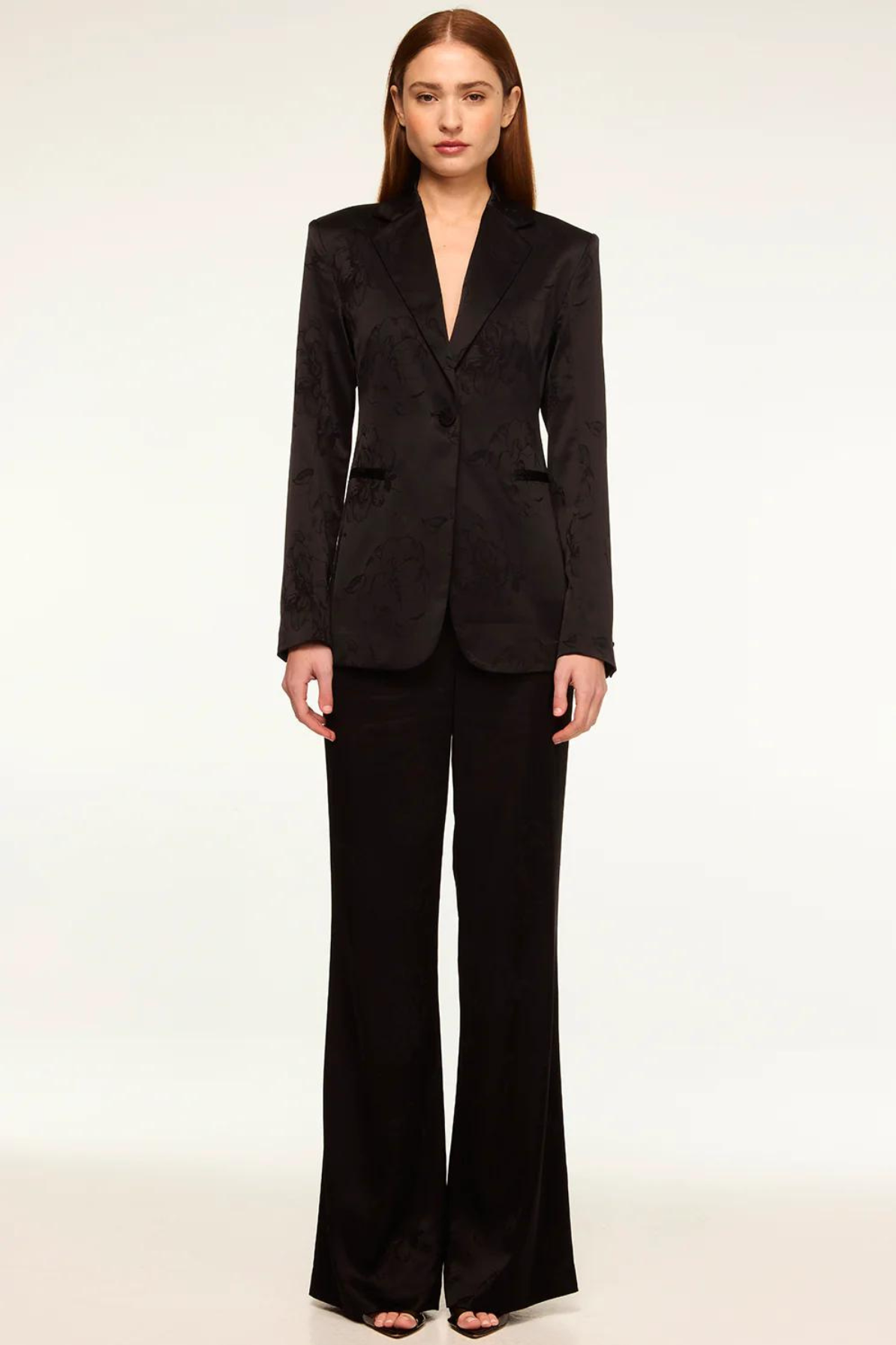 Olsen Suit in Black by MISA Los Angeles - RENTAL