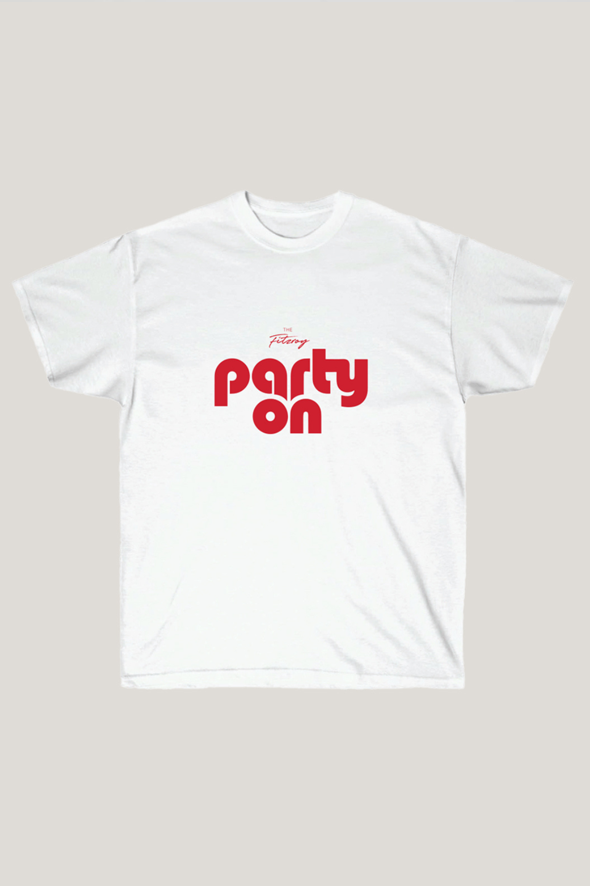 Limited Edition Party On T-Shirt in White