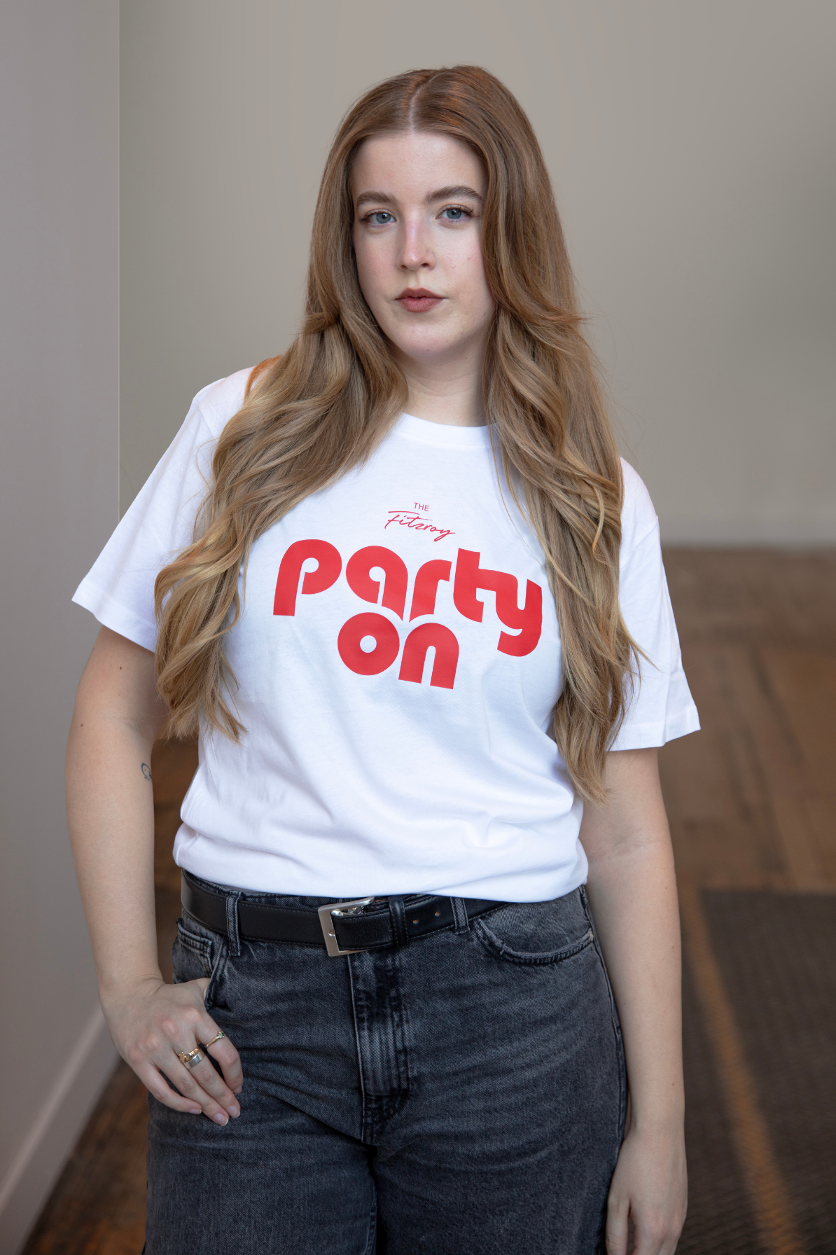 Limited Edition Party On T-Shirt in White