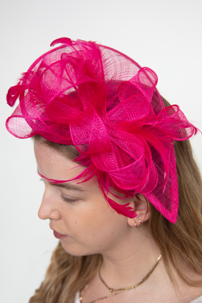 Summerside Pink Fascinator - RENTAL