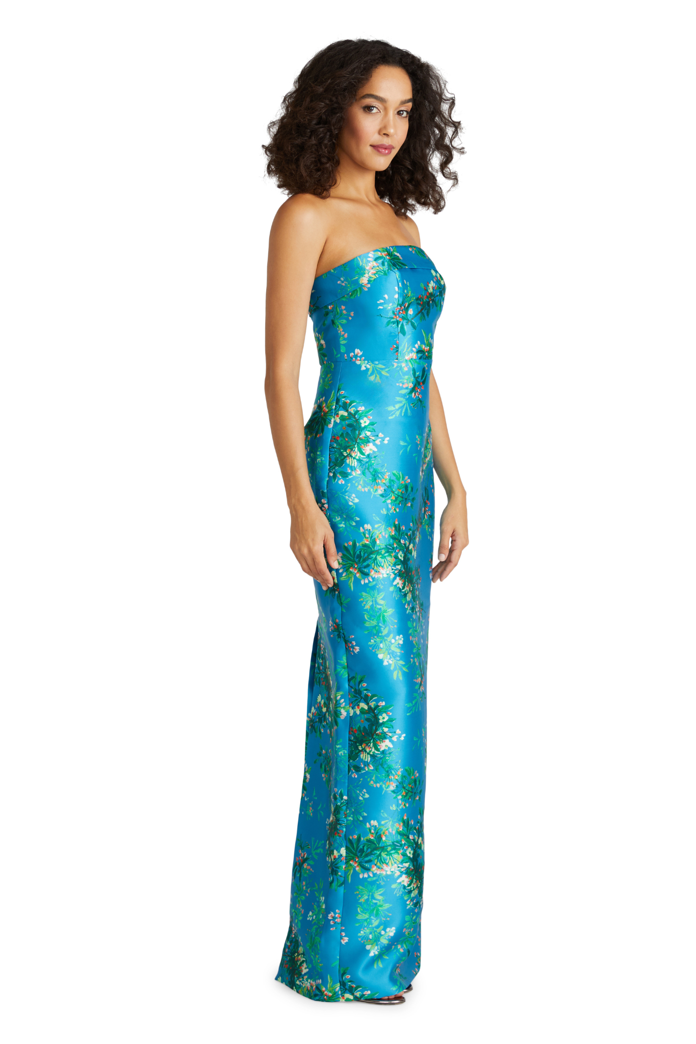 Cleo Strapless Column Gown by Theia Couture - RENTAL