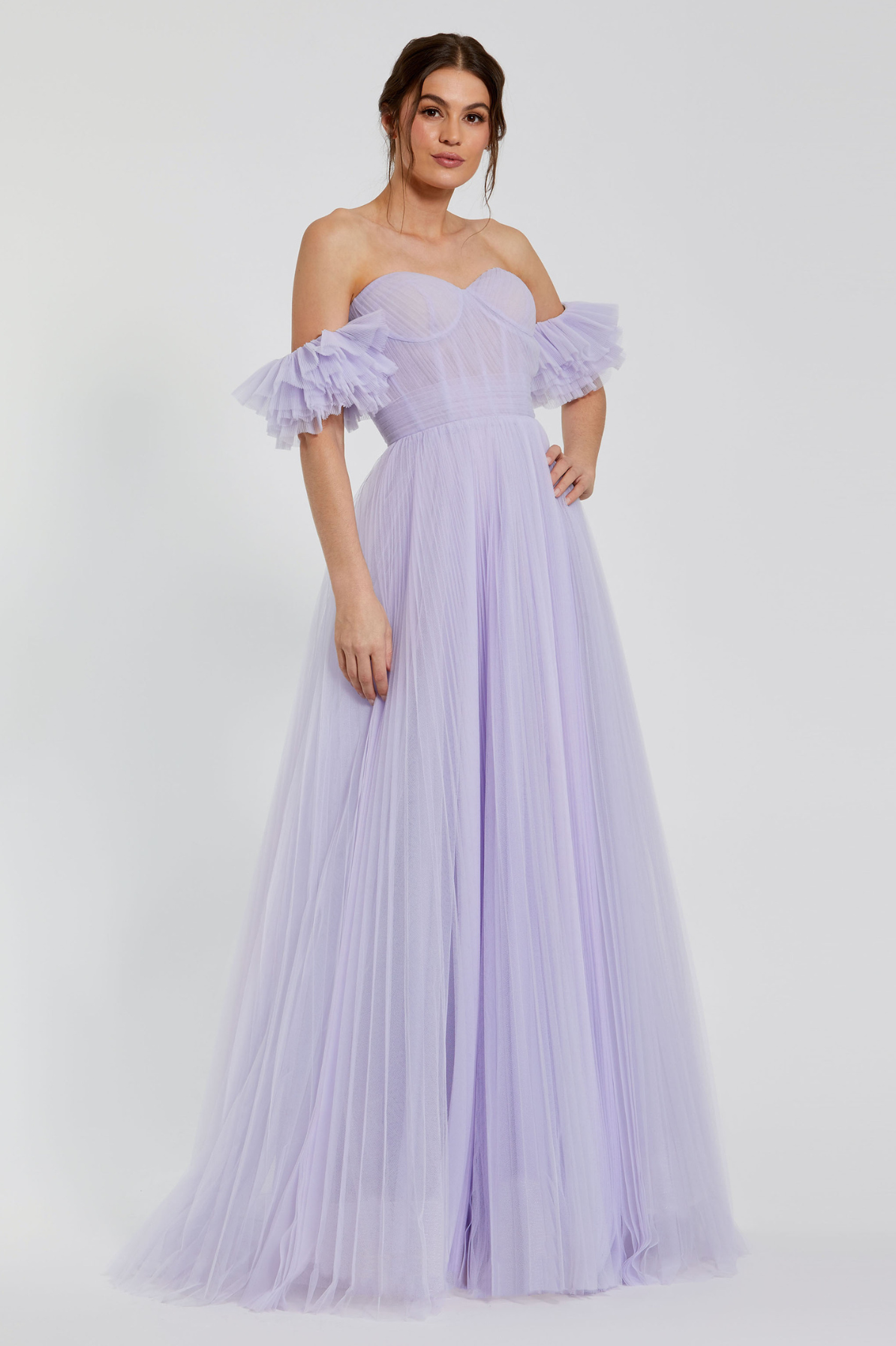 Venetia Gown in Lilac by Mac Duggal - RENTAL