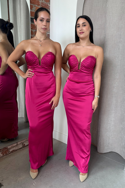 Vespa Gown in Magenta by Lexi - RENTAL