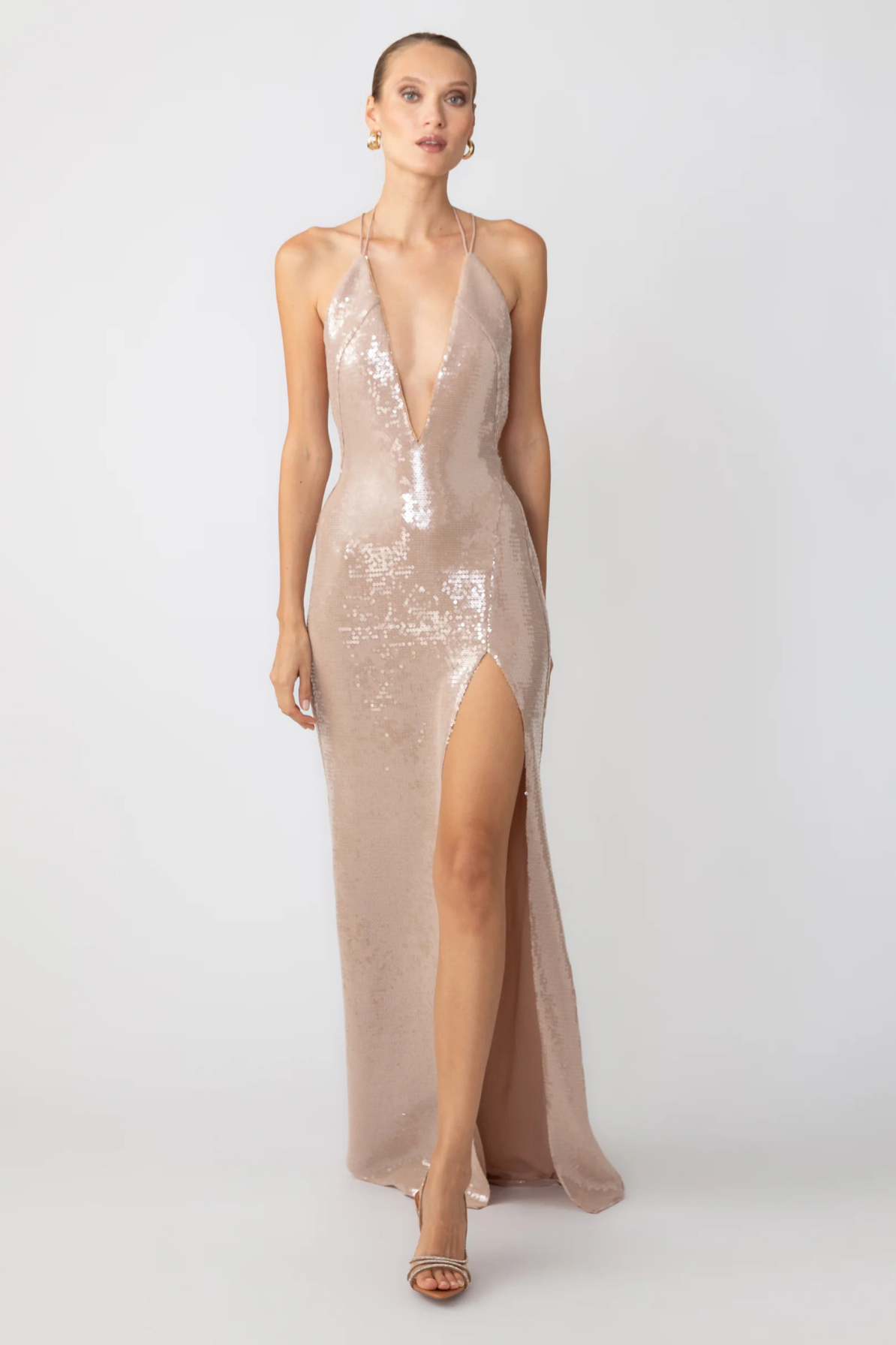 Zoe Gown in Nude by Sau Lee - RENTAL