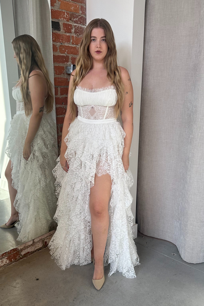 Heaven Lace Gown by For Love and Lemons - RENTAL