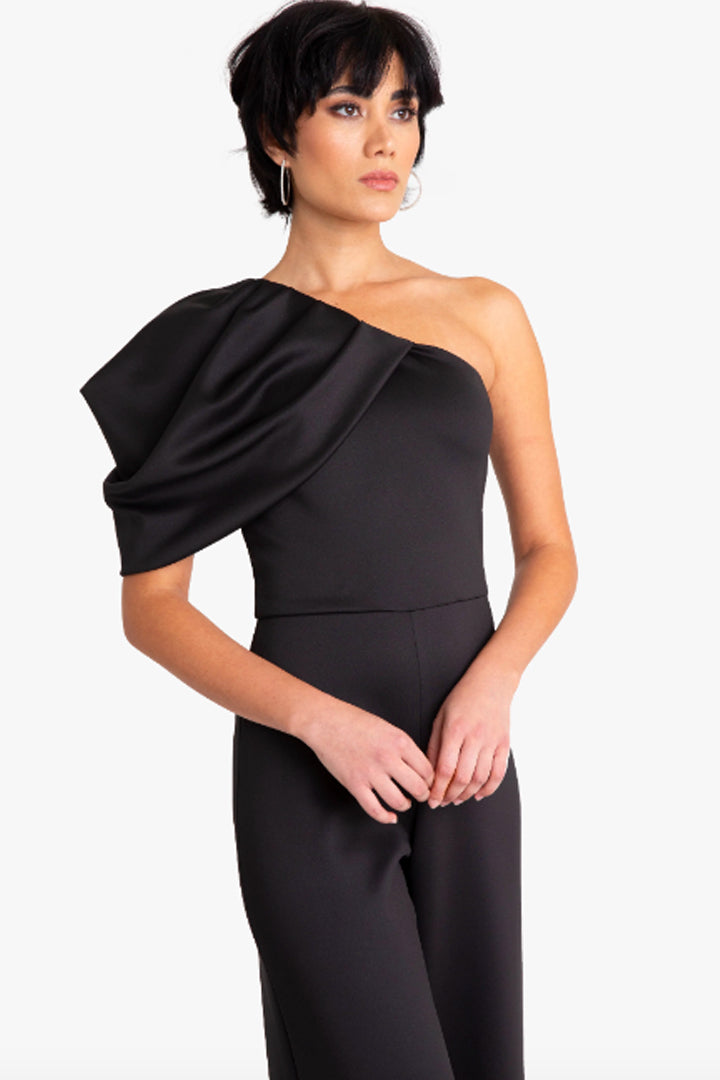 Black halo teagun jumpsuit online